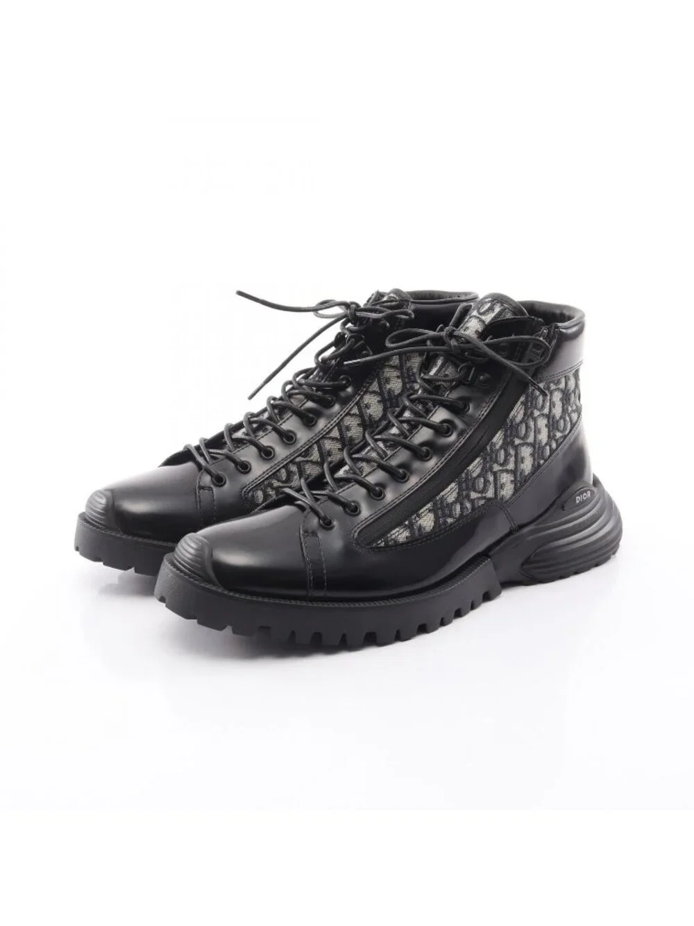 Dior Boots Combat Oblique Short Leather